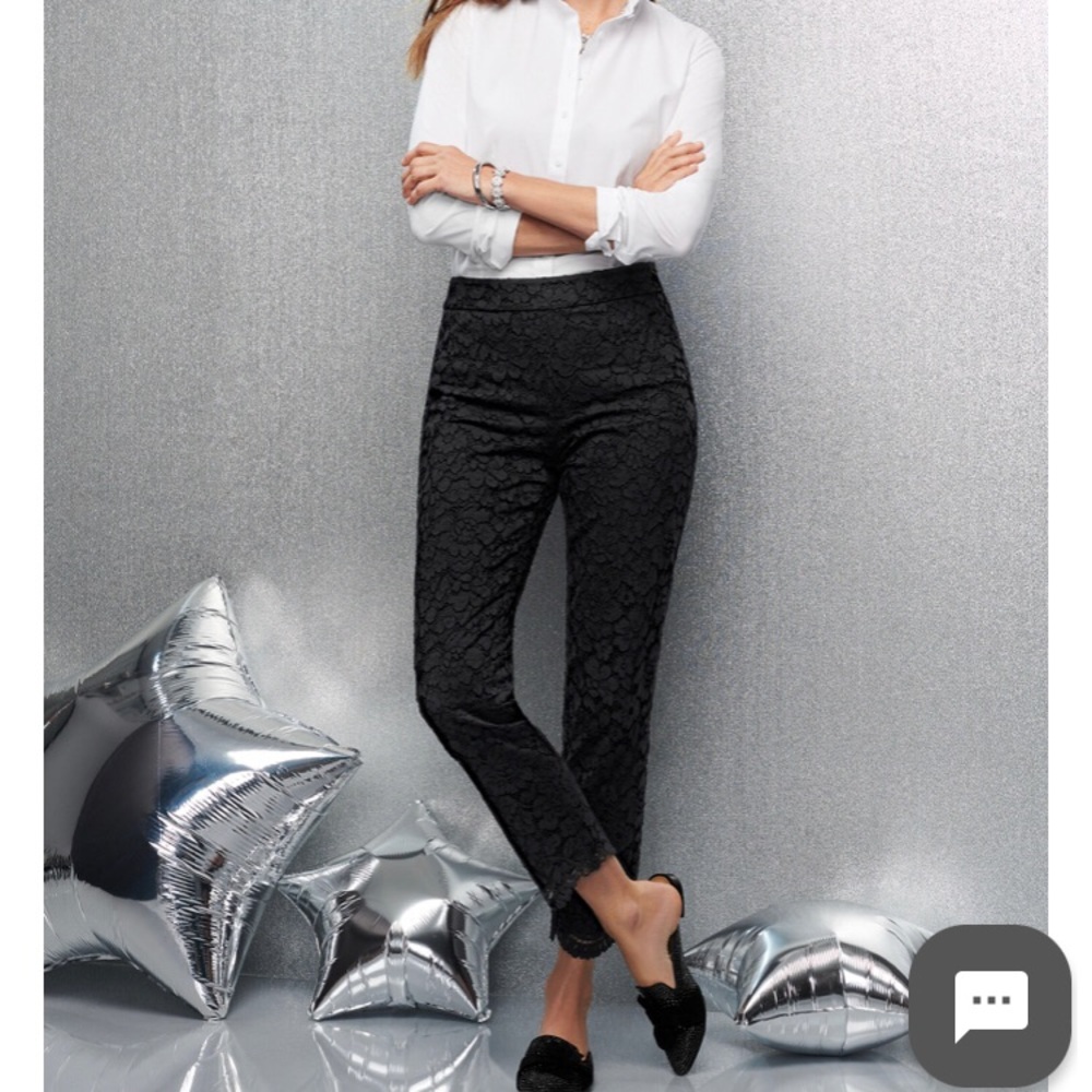 TALBOTS LACE PANTS
